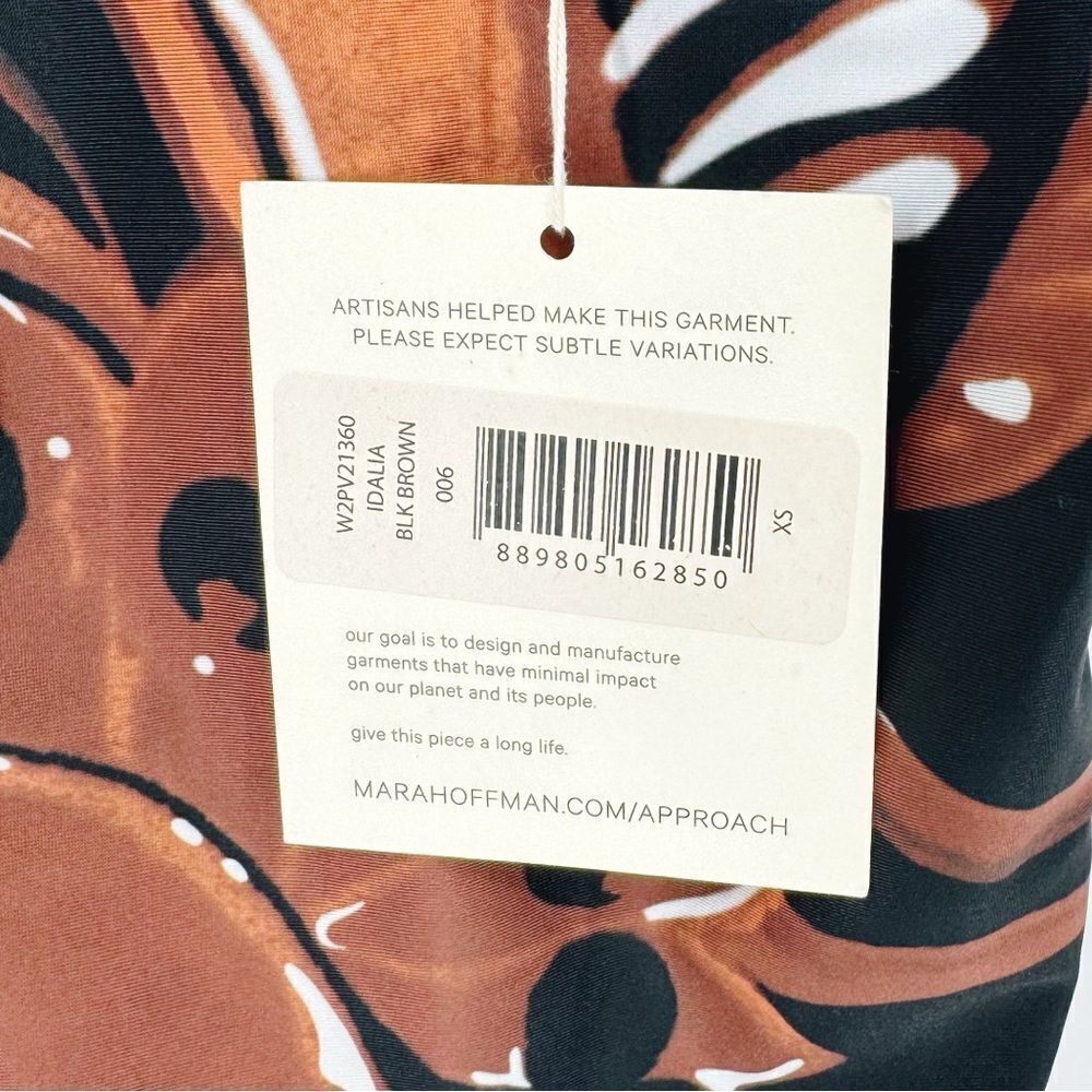 Mara Hoffman Black and Brown One Piece Swimsuit - Picture 8 of 10